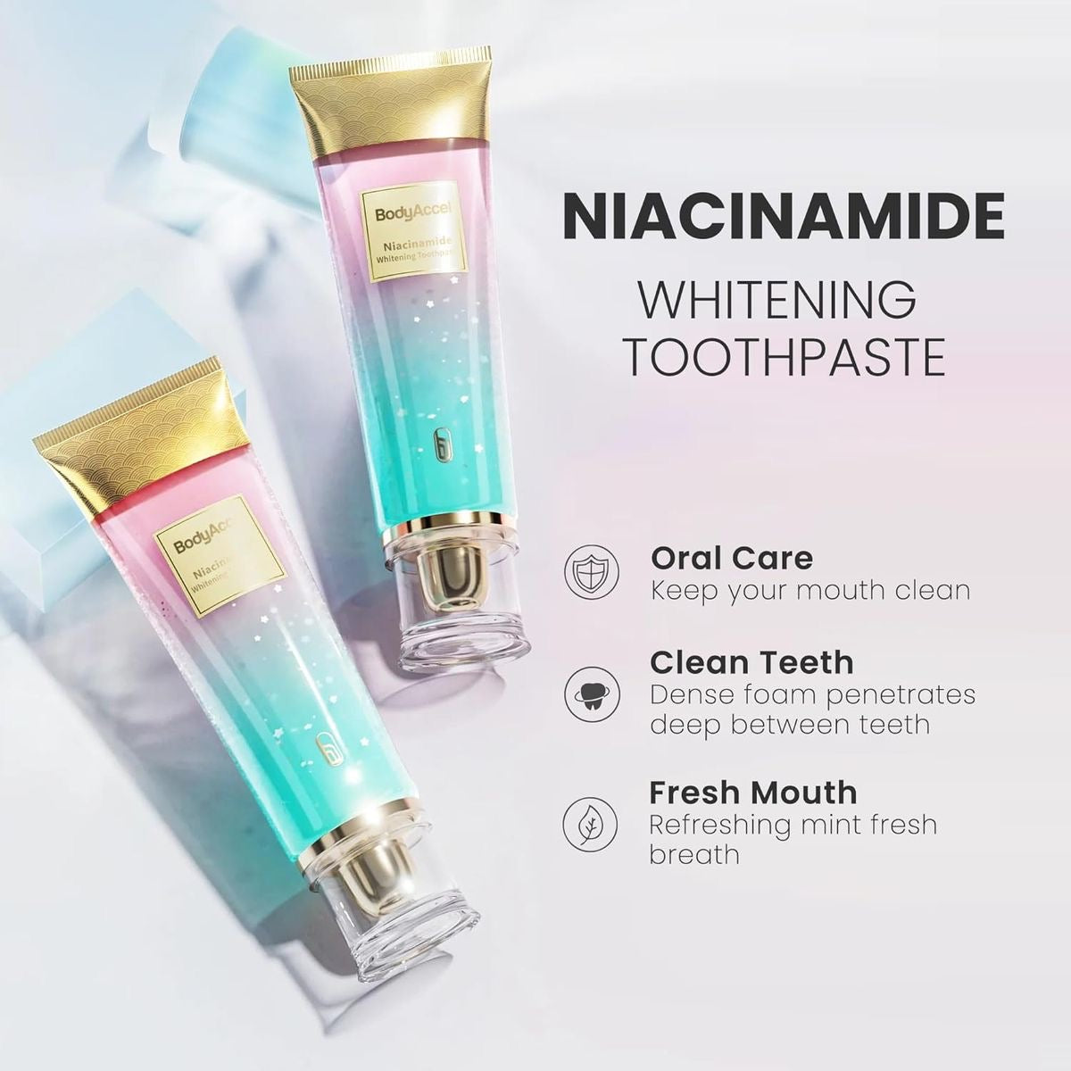 Niacinamide bodyaccel whitening pro+ - Get your smile & confidence back